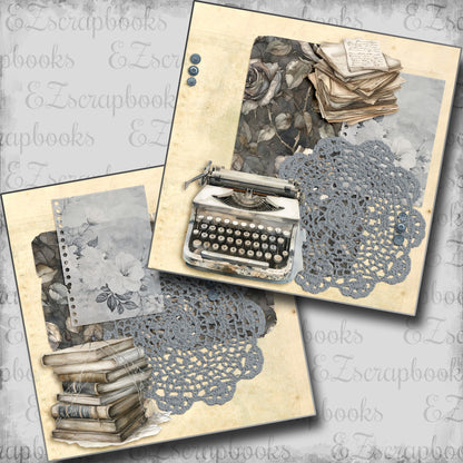 Creepy Old House Writer NPM - Scrapbook Layout - 24-825