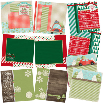 Merry Everything NPM - Set of 5 Double Page Layouts - 1531