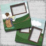 On the Trail - Hiking - EZ Digital Scrapbook Pages - INSTANT DOWNLOAD