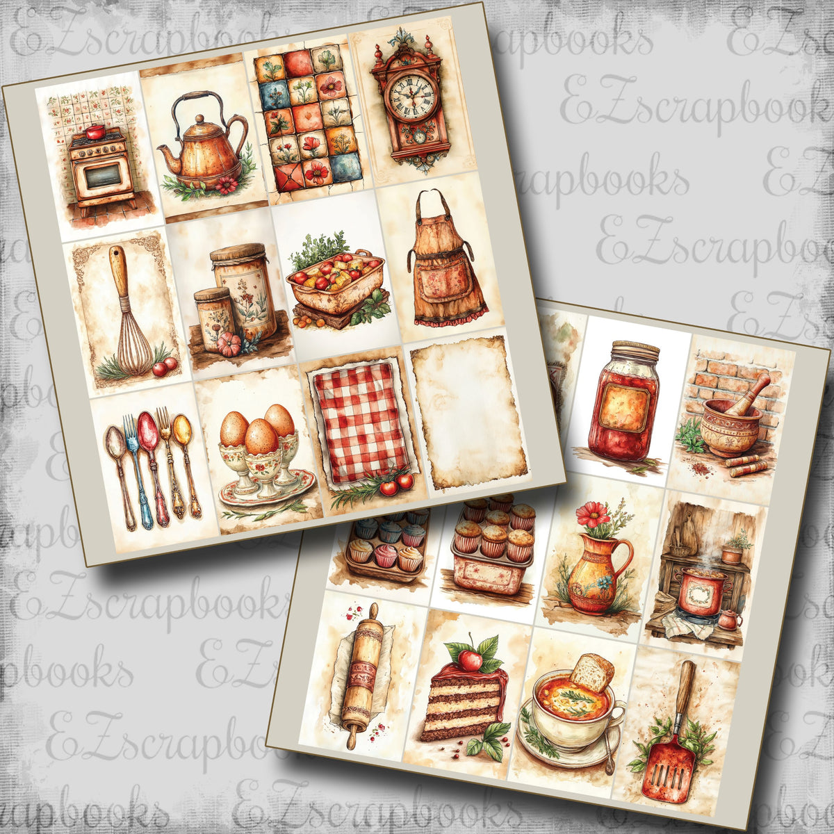Notes For Kitchen Kitchen Notes Cards - Clip Art Sheets CAS - 25-253 – EZscrapbooks