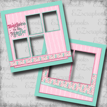 Believe in Magic - EZ Digital Scrapbook Pages - INSTANT DOWNLOAD