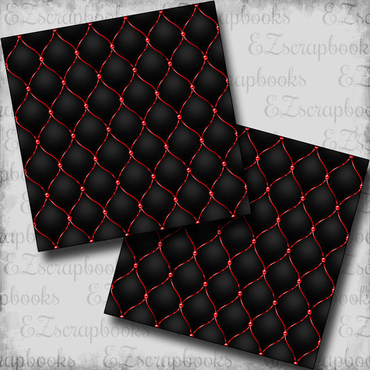 Vampire Tufted Pillow Black - Scrapbook Papers - 24-841