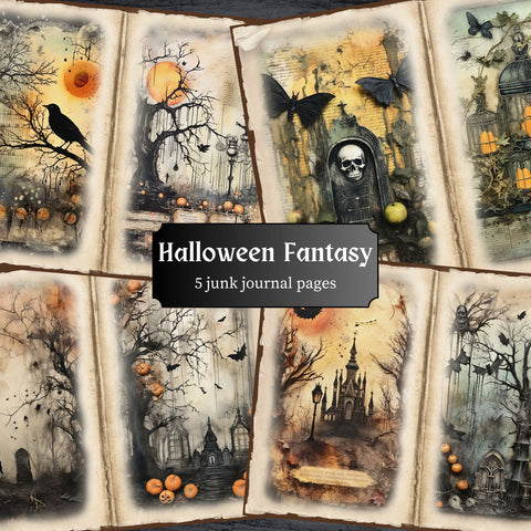 Halloween Fantasy Light Journal Pages - 23-7280