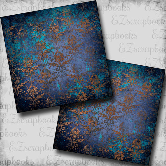 Patina Blue - Scrapbook Papers - 25-876