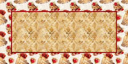 Gold Princess NPM - Set of 5 Double Page Scrapbook Layouts - 25-1017