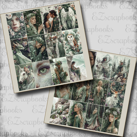Elven Faces - Clip Art Sheets CAS - 25-284