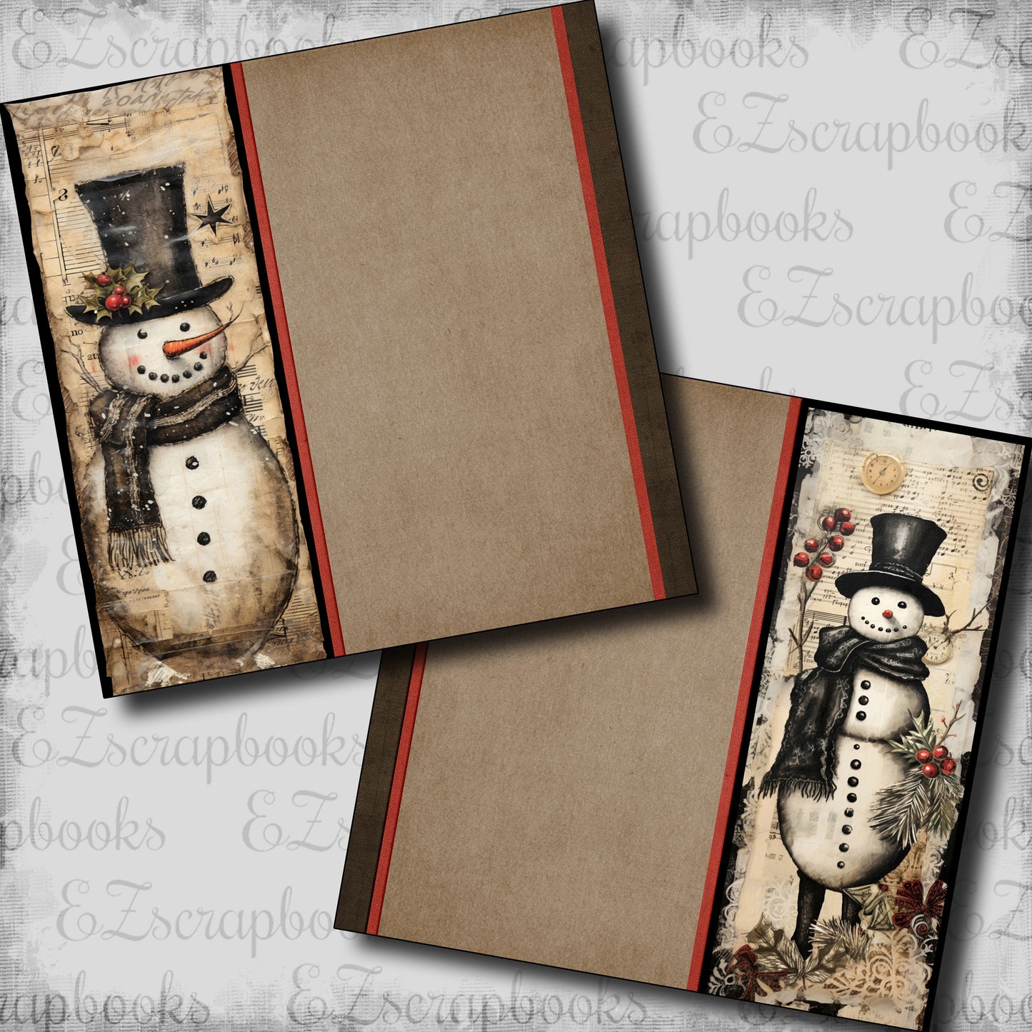 Quirky Christmas Snowmen NPM - 23-812