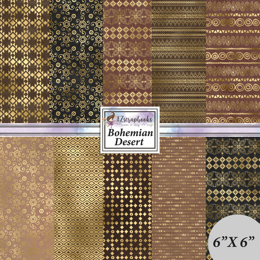 Bohemian Desert - 6X6 Paper Pack - 24-8015-6