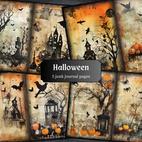 Halloween Frights Journal Pages - 23-7270