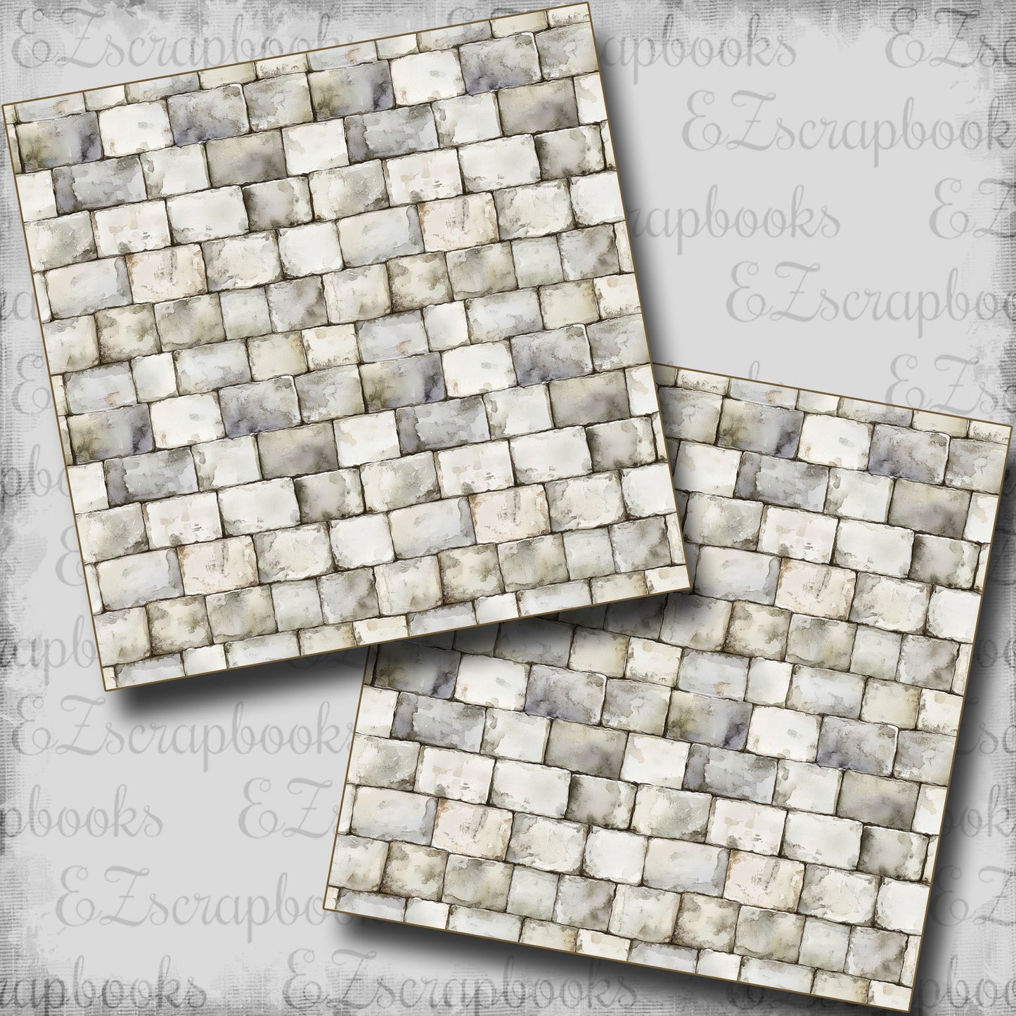 Enchanted Dream Stone Wall - Scrapbook Papers - 25-788