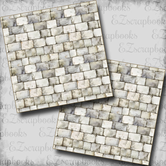 Enchanted Dream Stone Wall - Scrapbook Papers - 25-788