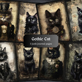 Gothic Cats Journal Pages - 23-7287