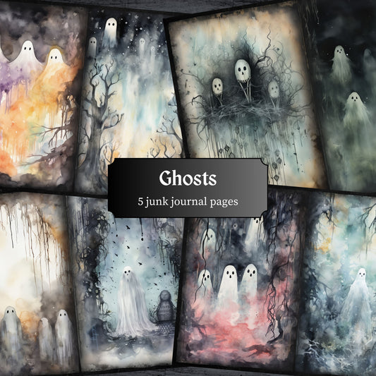 Ghostly Journal Pages - 23-7292