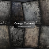 Grunge Textures Journal Pages - 23-7327