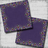 Mardi Gras Mix Double Paper Set of 5 Designs - 1900