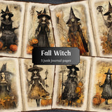 Fall Witches Journal Pages - 23-7300
