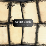 Gothic Blank Journal Pages - 23-7252