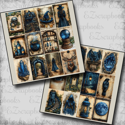 Witchy Blue Things Cards - Clip Art Sheets CAS - 25-320