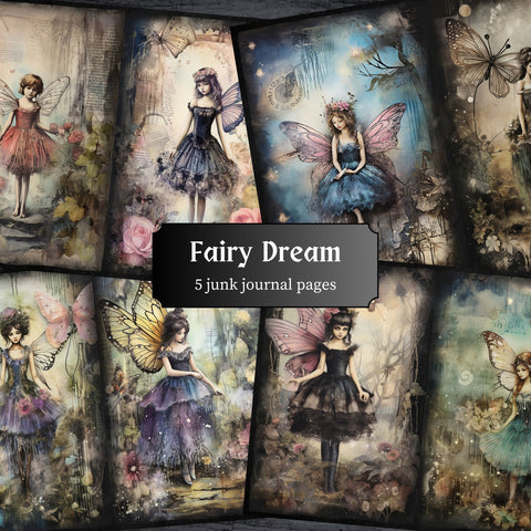 Fairy Dream Forest Journal Pages - 23-7340