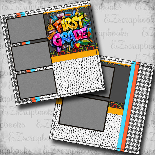 First Grade Boy - Scrapbook Layout - 25-710