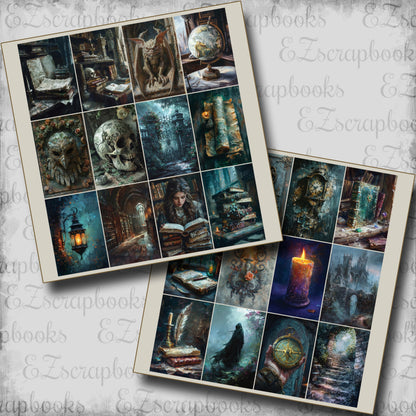 Dark Academia Cards - Clip Art Sheets CAS - 25-245