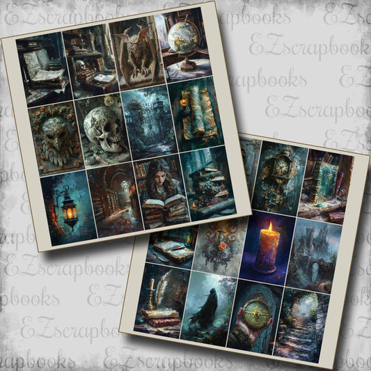 Dark Academia Cards - Clip Art Sheets CAS - 25-245
