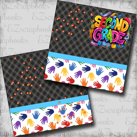 Second Grade Boy NPM - Scrapbook Layout - 25-713