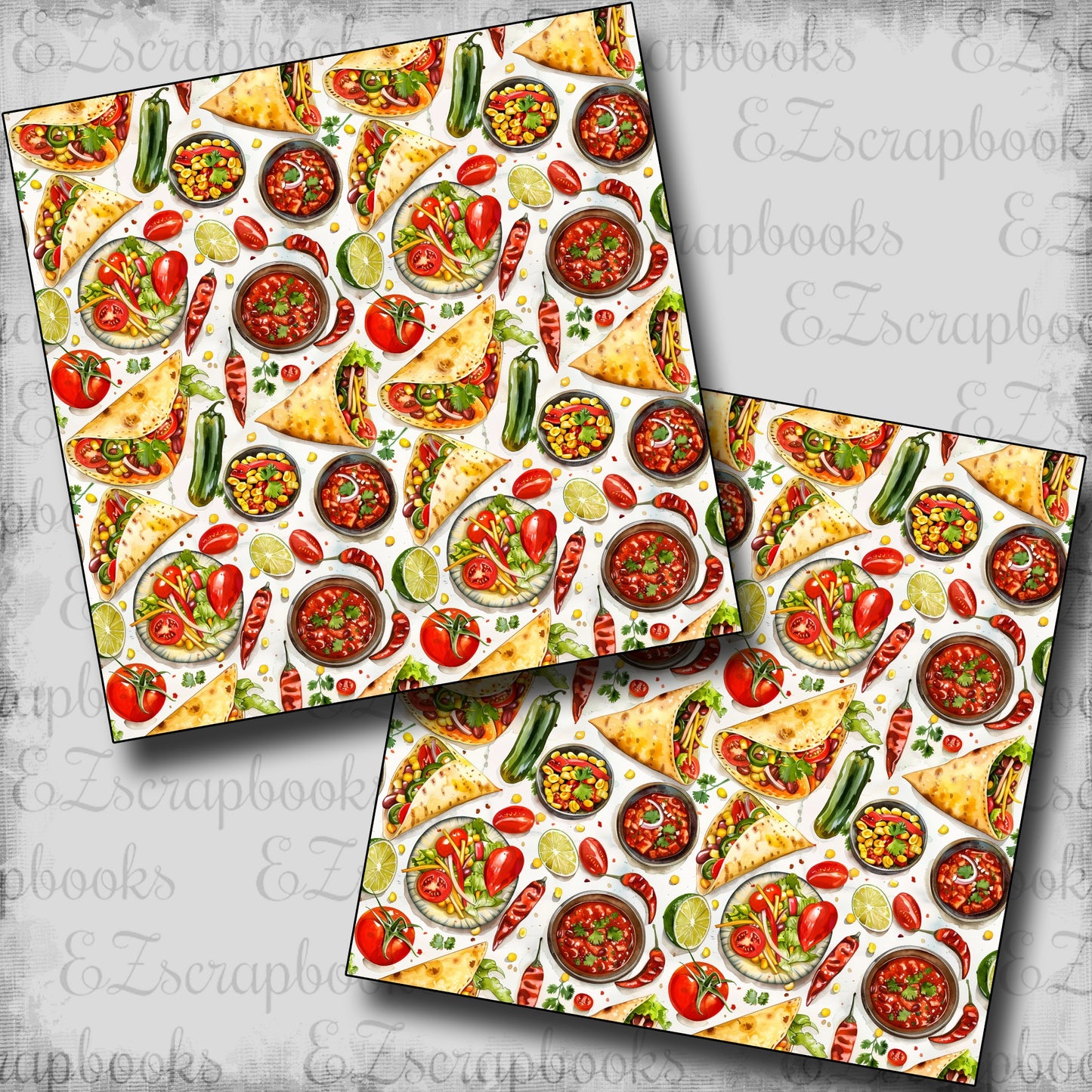 Cinco de Mayo Meal - Scrapbook Papers - 24-410