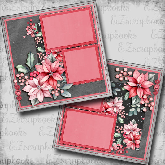 Dear Santa Floral - Scrapbook Layout - 24-874