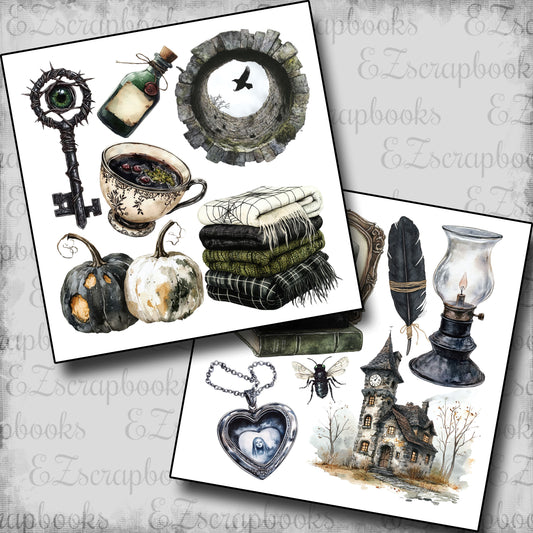 Hallow House - Halloween Clip Art Sheets CAS - 25-820