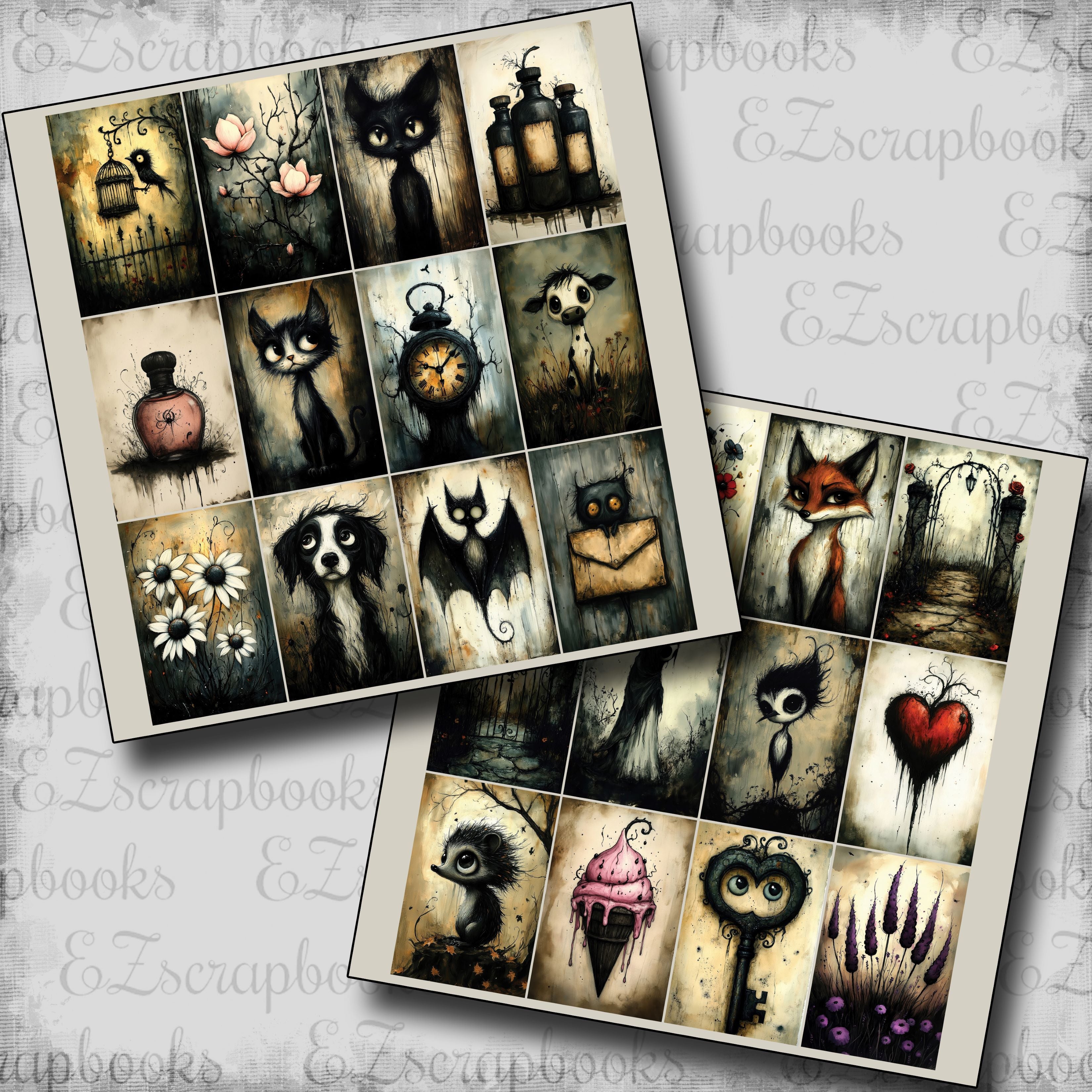 Cute & Spooky 2 Cards - Halloween Clip Art Sheets CAS - 25-279 ...