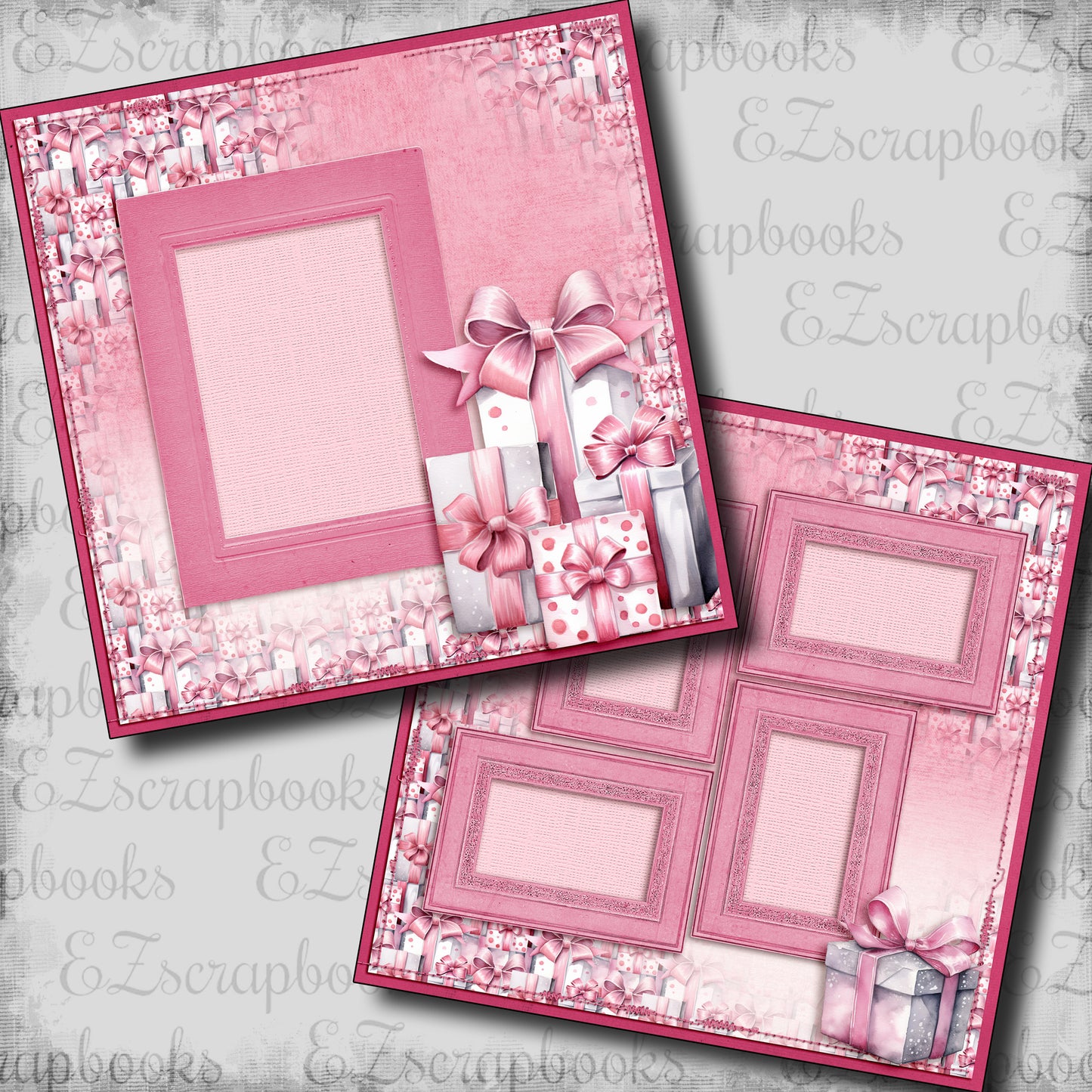 Pink & Silver Christmas Gifts - 23-672