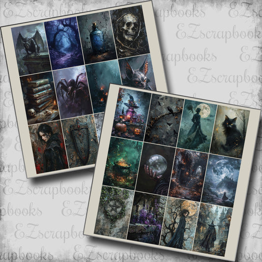 Haunted Things Cards - Halloween Clip Art Sheets CAS - 25-252