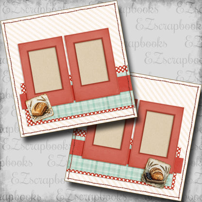 Baked Bread - Scrapbook Layout - 25-802