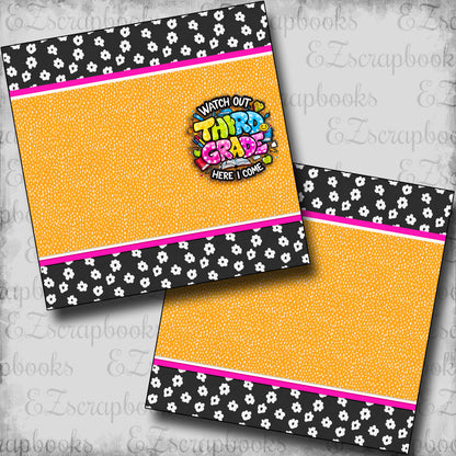 Third Grade Girl NPM - Scrapbook Layout - 25-693