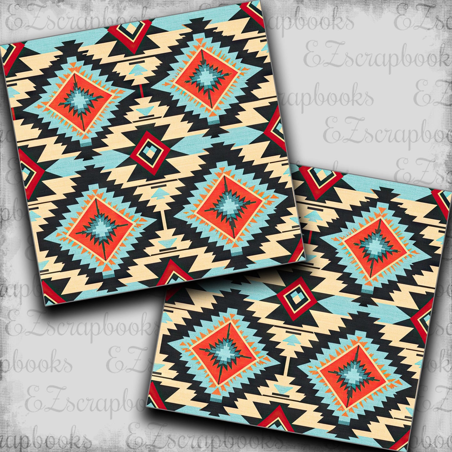 Western Textures Pattern - Scrapbook Papers - 23-500