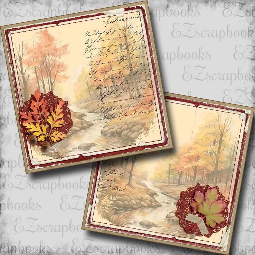Autumn Creek NPM - Scrapbook Layout - 25-871