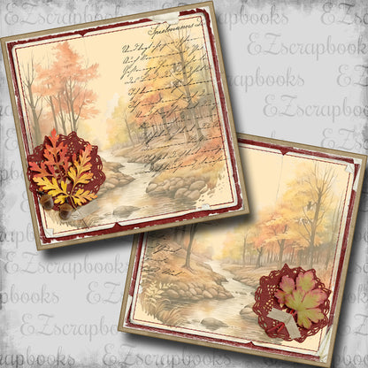 Autumn Creek NPM - Scrapbook Layout - 25-871