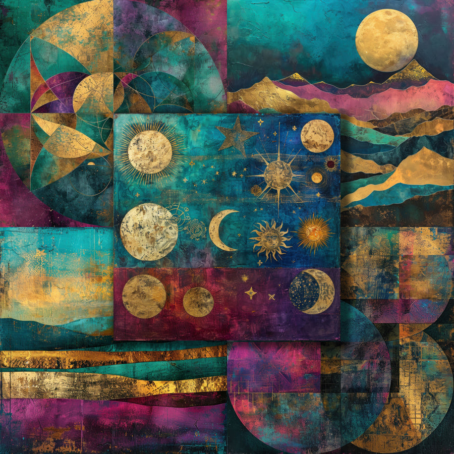 Abstract Fantasy 12X12 Paper Pack - 8791
