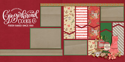 Christmas Kitchen - Set of 5 Double Page Layouts - 1640