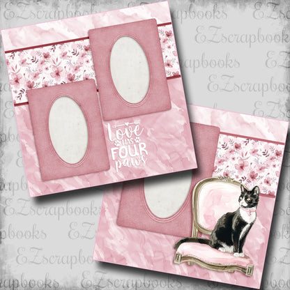 Love Four Paws - Scrapbook Layout - 25-060