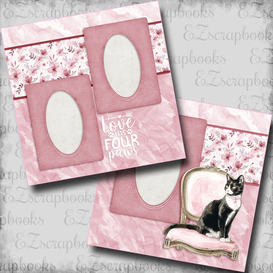 Love Four Paws - Scrapbook Layout - 25-060