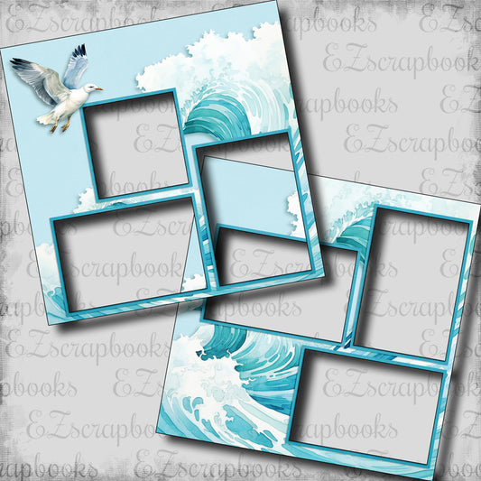 Let's Cruise Companion - EZ Digital Scrapbook Pages - INSTANT DOWNLOAD