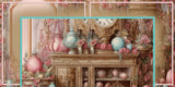 Pastel Christmas Background Page Set 1 NPM - Set of 5 Double Page Layouts - 1801