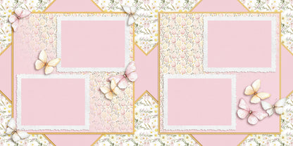 Sweet Easter - Set of 5 Double Page Scrapbook Layouts - 25-1038