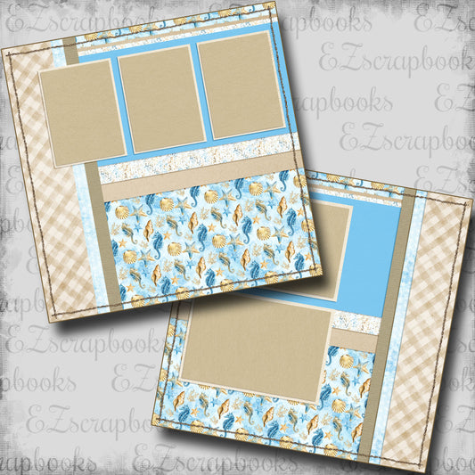 Beachy Dreams - Scrapbook Layout - 25-678