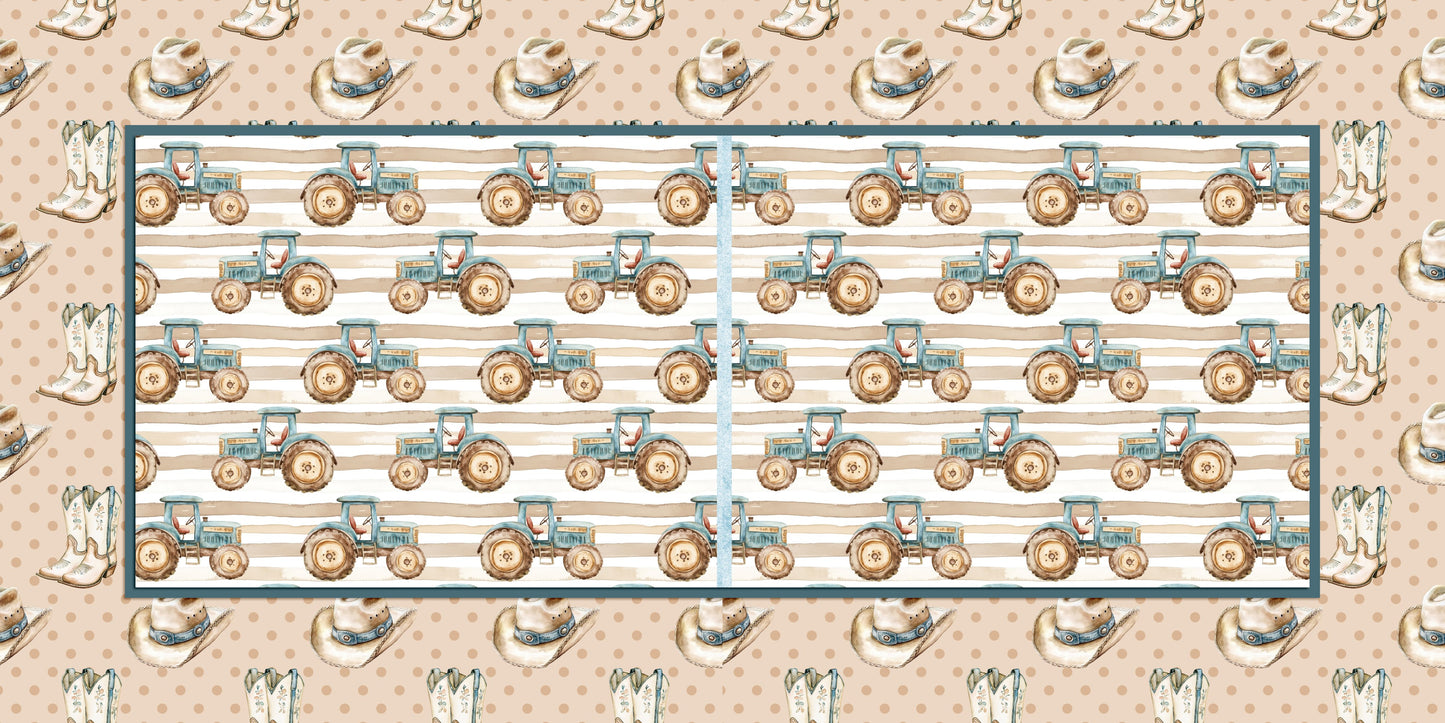 Blue Farm EZ Background Pages -  Digital Bundle - 10 Digital Scrapbook Pages - INSTANT DOWNLOAD