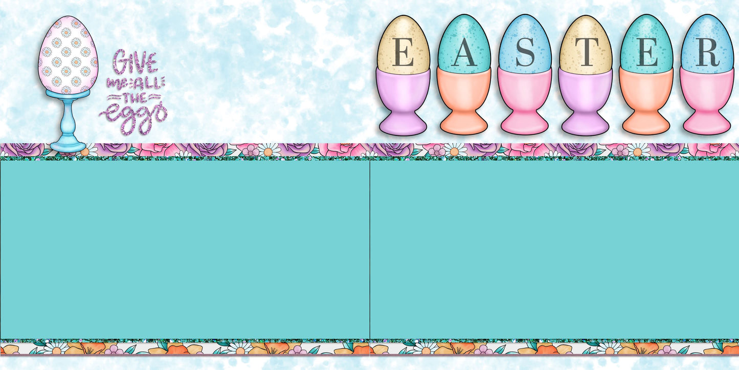 All the Eggs NPM - Set of 5 Double Page Layouts - 1679