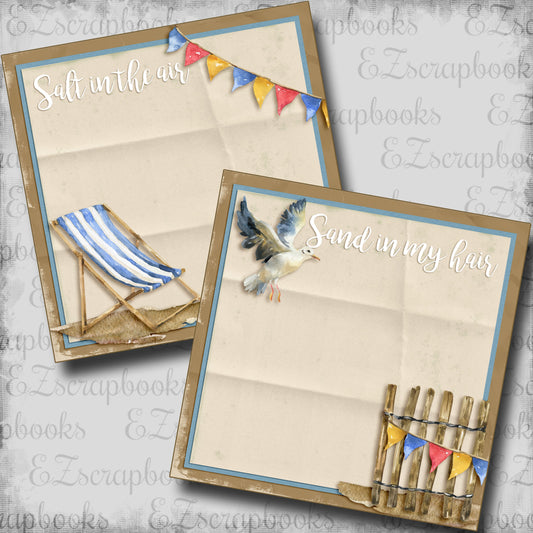 Salt in the Air NPM - Scrapbook Layout - 25-655