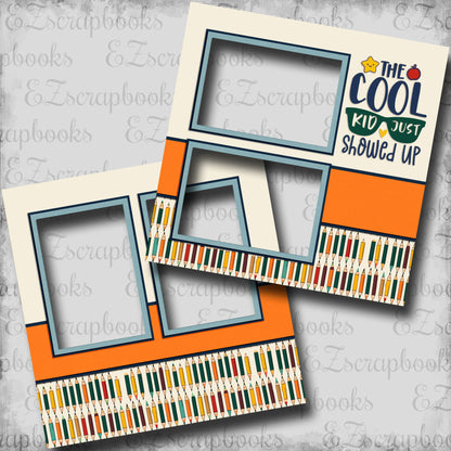 Cool Kid Boy - EZ Digital Scrapbook Pages - INSTANT DOWNLOAD